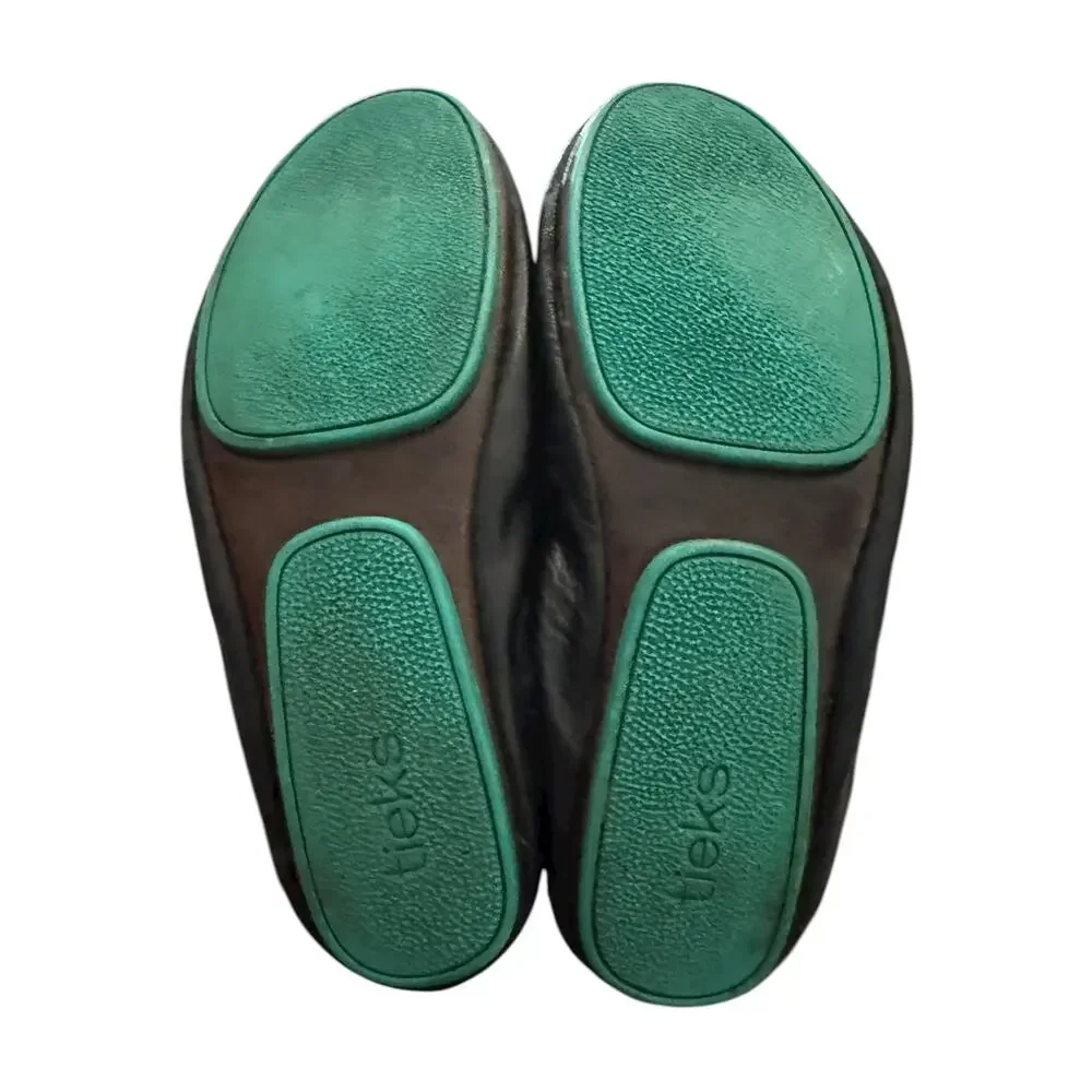 Tieks Matte Black Italian Leather Ballet Flats Women’s Size 7